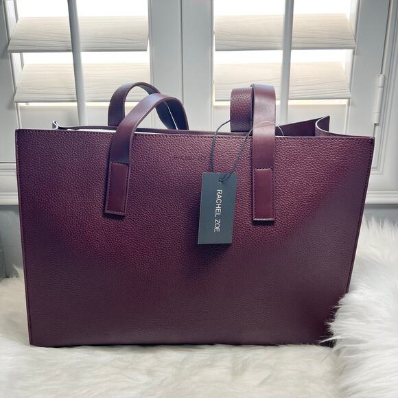 New Women’s Rachel Zoe Arialith-601 Tote in Bordo/ Rouge Fonce - Picture 1 of 9